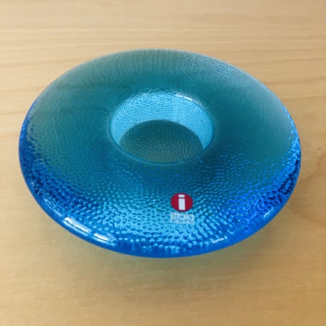 iittala/イッタラ/Nappi/ナッピ/Markku Salo/マルクサーロ/キャンドルホルダー/ライトブルー