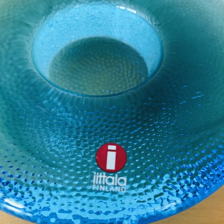 iittala/イッタラ/Nappi/ナッピ/Markku Salo/マルクサーロ/キャンドルホルダー/ライトブルー
