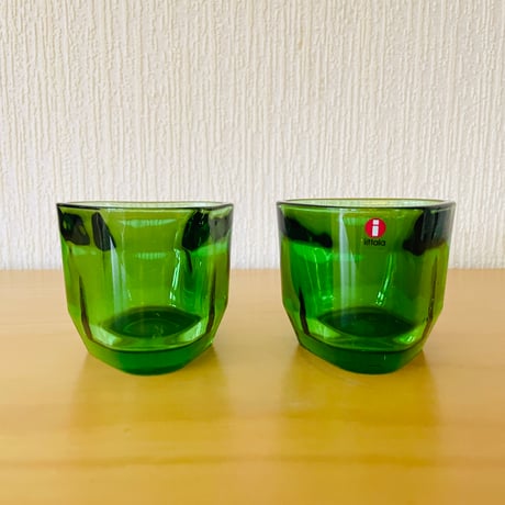 iittala/イッタラ/Tris/トリス/キャンドルホルダー/グリーン/Nr.2