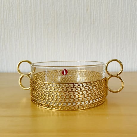 iittala /イッタラ/Tsaikka/ツアイカ/シュガーボウル/ゴールド
