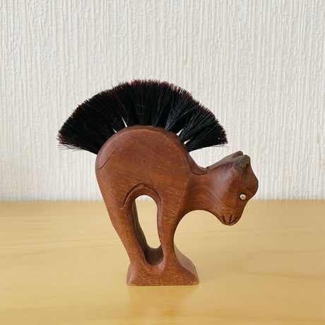 チーク製品/ネコちゃんのテーブルクリーナー/デンマーク製