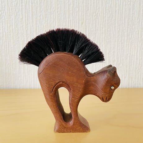 チーク製品/ネコちゃんのテーブルクリーナー/デンマーク製