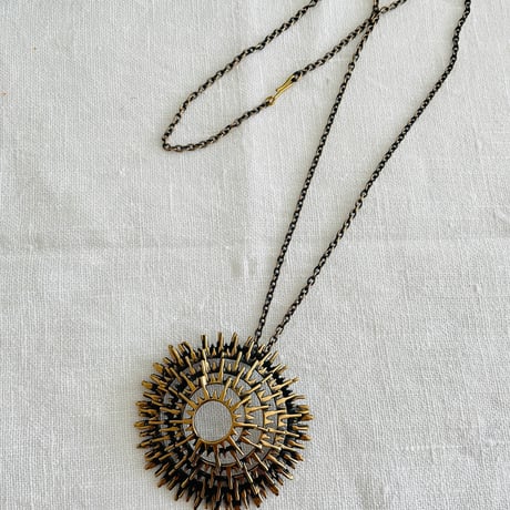 北欧ヴィンテージアクセサリー/ブロンズ製/ペンダントネックレス