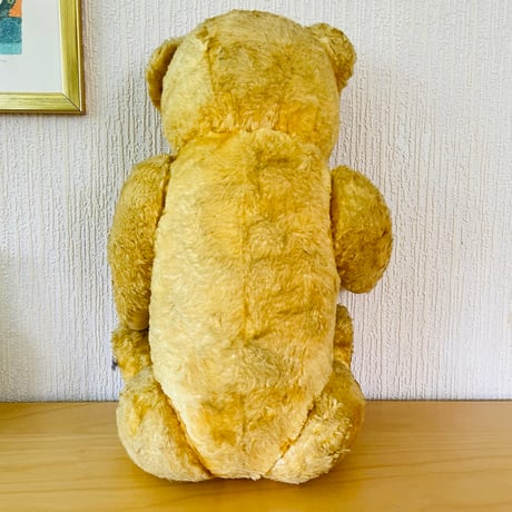 アンティーク/クマさんのぬいぐるみ/大/イエロー