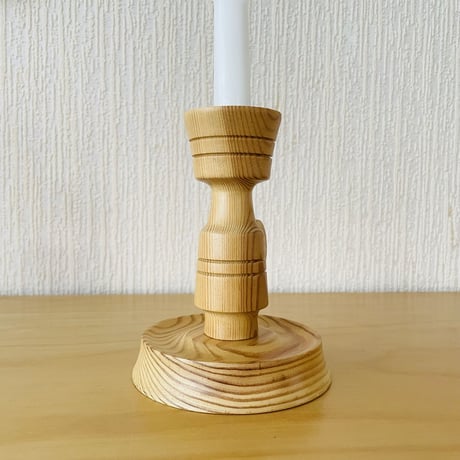木製キャンドルスタンド/持ち手付き/キャンドル付き