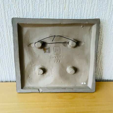 Jie Gantofta/ジィガントフタ/陶板/蝶ちょ/グリーンx ホワイトxイエロー