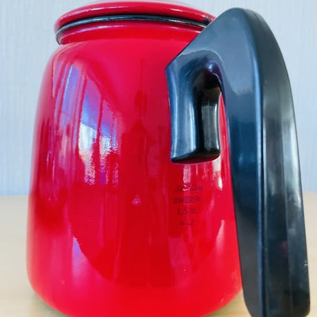 Kockums/コックムス/ホーロー/コーヒーポット/レッド/1,5L