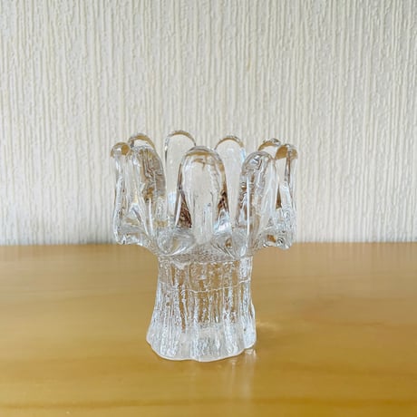 Kosta Boda/コスタ ボーダ/Sun Flower/サンフラワー/キャンドルホルダー/中大高/12cm