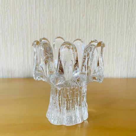 Kosta Boda/コスタ ボーダ/Sun Flower/サンフラワー/キャンドルホルダー/中大高/12cm