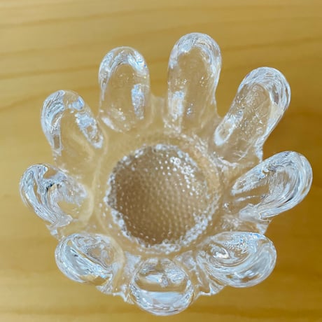 Kosta Boda/コスタ ボーダ/Sun Flower/サンフラワー/キャンドルホルダー/中大高/12cm