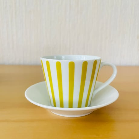 Melitta/メリタ/ヴィンテージ/Zürich/チューリッヒ/エスプレッソカップ&ソーサー/イエロー
