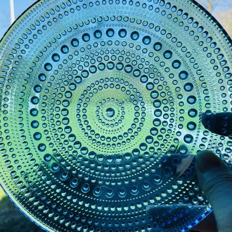 Nuutajärvi/ヌータヤルヴィ/Arabia/アラビア/Kastehelmi/カステヘルミ/プレート/17cm