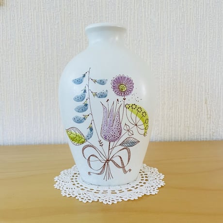 Rörstrand/ロールストランド/Blomster/花/ハンドペイント/フラワーベース
