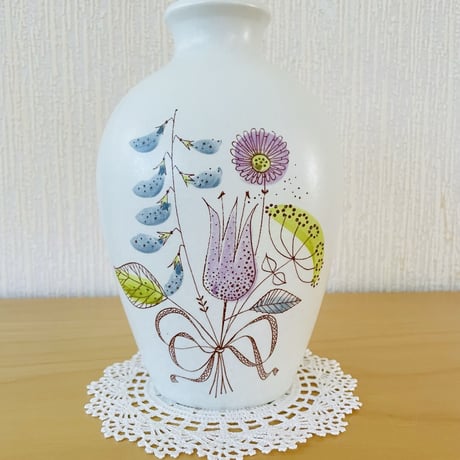 Rörstrand/ロールストランド/Blomster/花/ハンドペイント/フラワーベース