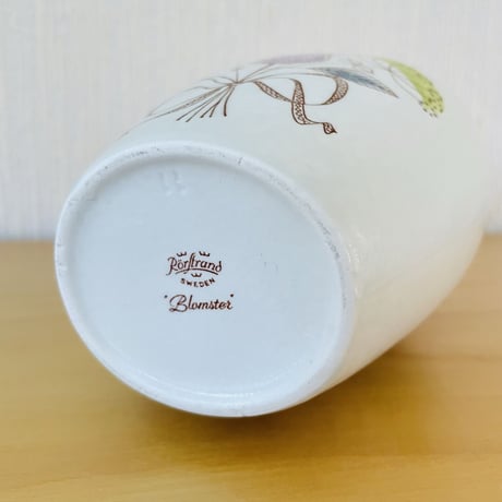 Rörstrand/ロールストランド/Blomster/花/ハンドペイント/フラワーベース