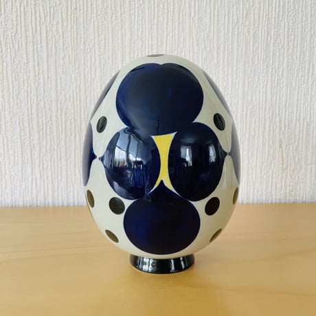 Rörstrand/ロールストランド/Sylvia Leuchovius/シルヴィア.レウショヴイウス/アトリエメイド/たまご型オブジェ/特大
