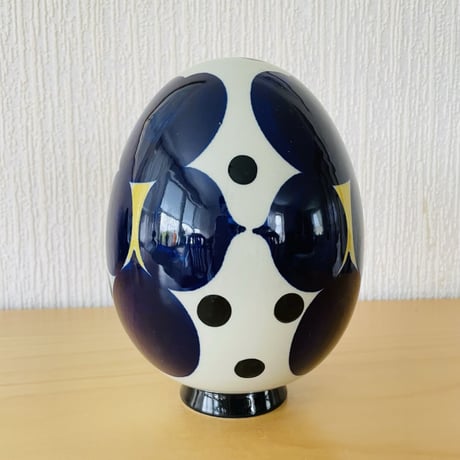 Rörstrand/ロールストランド/Sylvia Leuchovius/シルヴィア.レウショヴイウス/アトリエメイド/たまご型オブジェ/特大
