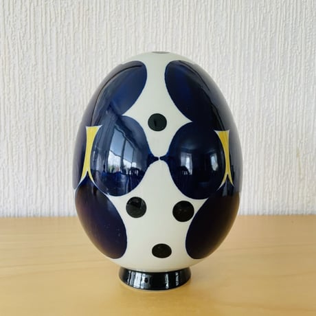 Rörstrand/ロールストランド/Sylvia Leuchovius/シルヴィア.レウショヴイウス/アトリエメイド/たまご型オブジェ/特大