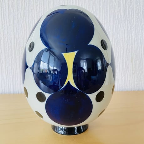 Rörstrand/ロールストランド/Sylvia Leuchovius/シルヴィア.レウショヴイウス/アトリエメイド/たまご型オブジェ/特大