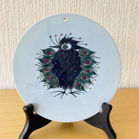Royal Copenhagen/ロイヤルコペンハーゲン/Almunia/Berte K-Jensen/ベルテ.ヤンセン/鳥さんの壁掛けプレート