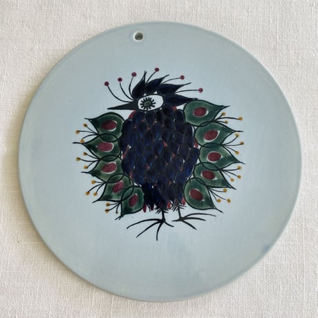 Royal Copenhagen/ロイヤルコペンハーゲン/Almunia/Berte K-Jensen/ベルテ.ヤンセン/鳥さんの壁掛けプレート