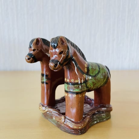 Rutebo Leksandルーテボー レイクサンド/2頭のお馬さんのメッセージスタンド