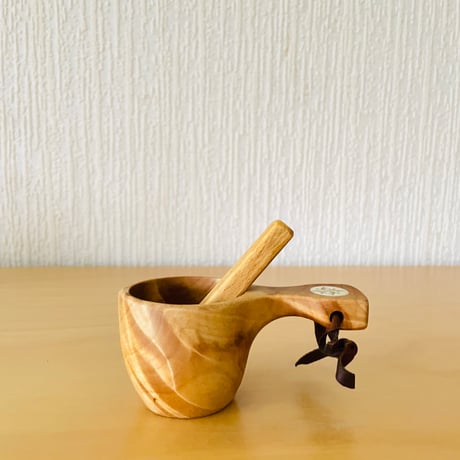北スゥエーデン伝統手工芸/Sameslöjd/Kåsa/コーサ型/ソルト入れ