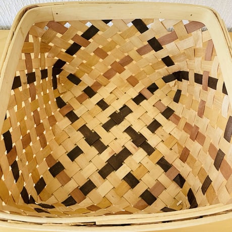 北欧伝統手工芸品/Spånkorg/スポンコリ/スクエア/大