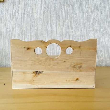北欧手工芸品/Träslöjd/木製手工芸/ベンチ型木箱