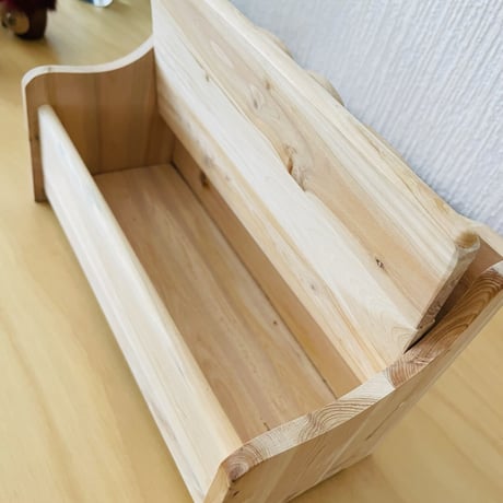 北欧手工芸品/Träslöjd/木製手工芸/ベンチ型木箱