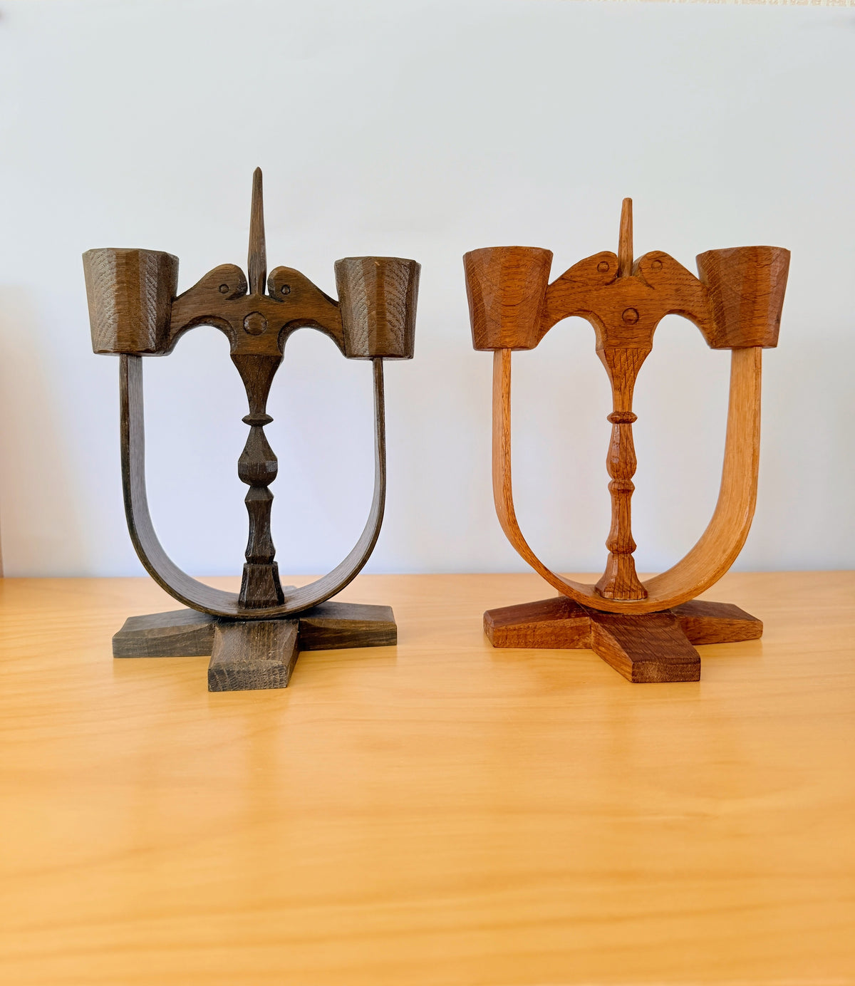 Taseruds Candlestick / Taserud Ysterke / Marita Olsson in Arvika / Wooden Candle Stand