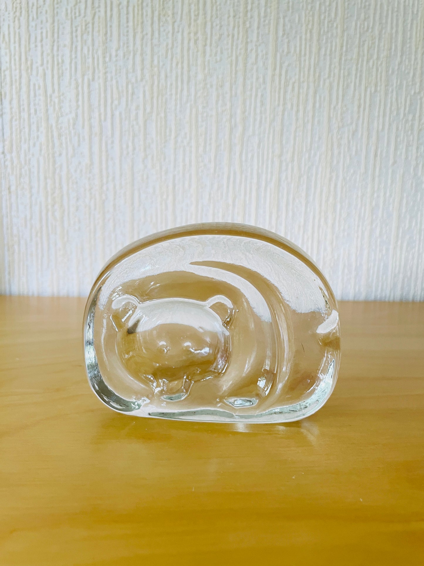iittala/イッタラ/Jorma Vennola/ヨルマ.ベンノーラ/Björn/ガラスのクマさんのオブジェ