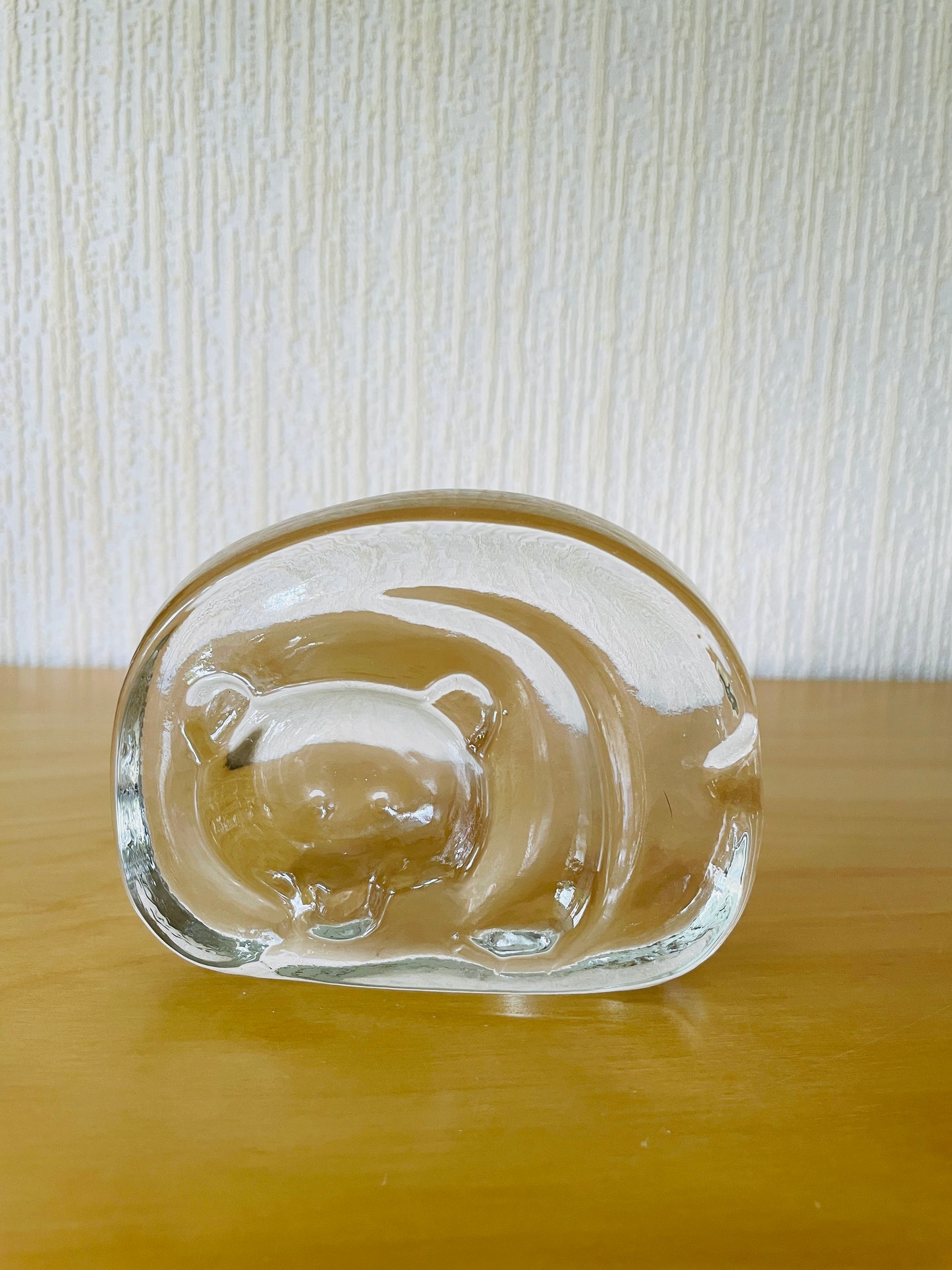 iittala/イッタラ/Jorma Vennola/ヨルマ.ベンノーラ/Björn/ガラスのクマさんのオブジェ