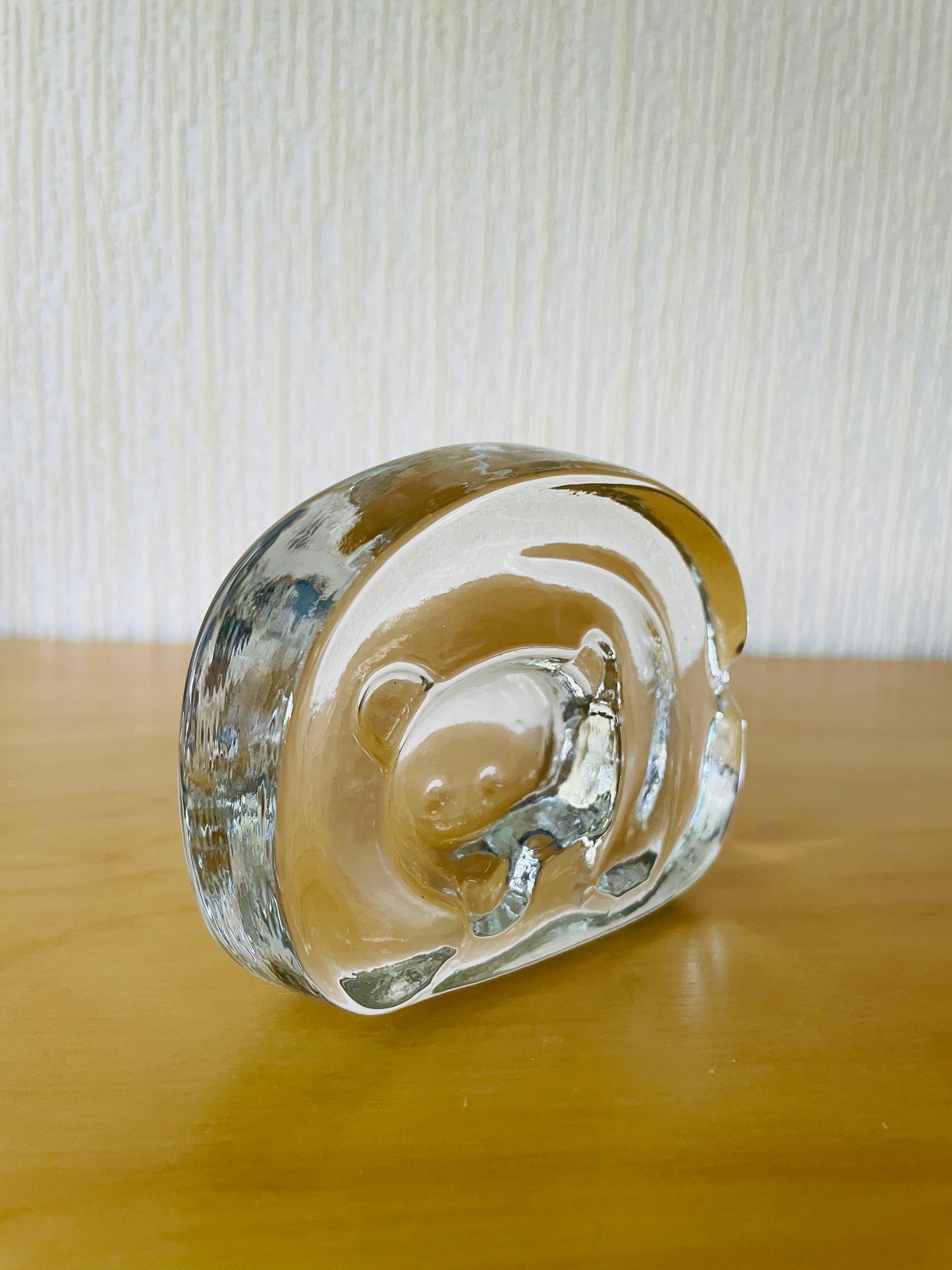 iittala/イッタラ/Jorma Vennola/ヨルマ.ベンノーラ/Björn/ガラスのクマさんのオブジェ