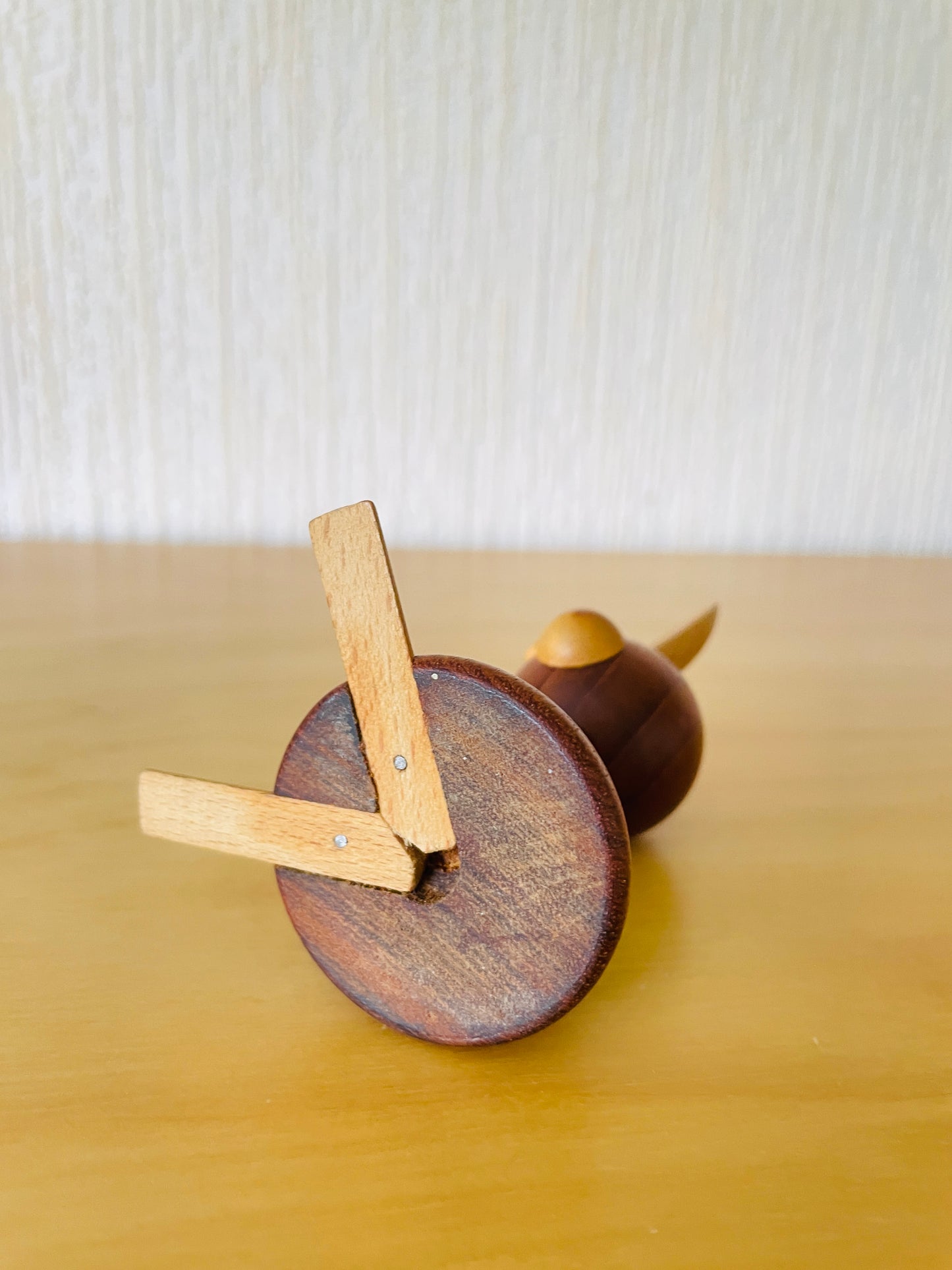 北欧ヴィンテージ/チークのウサギさん