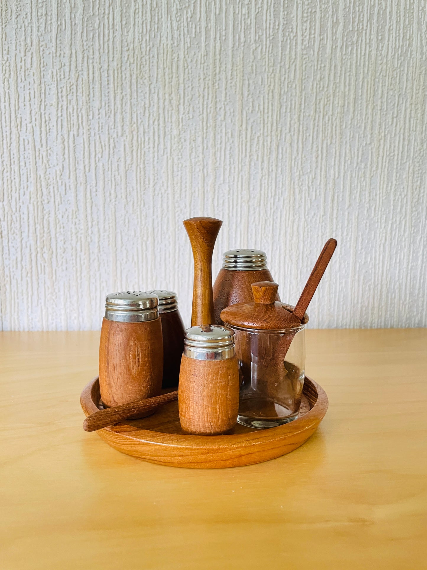 Karl Holmberg/カール.ホルムベリ/卓上スパイスポットセット/持ち手ハンドル付き