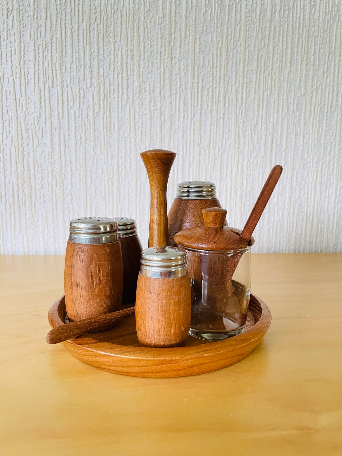 Karl Holmberg/カール.ホルムベリ/卓上スパイスポットセット/持ち手ハンドル付き