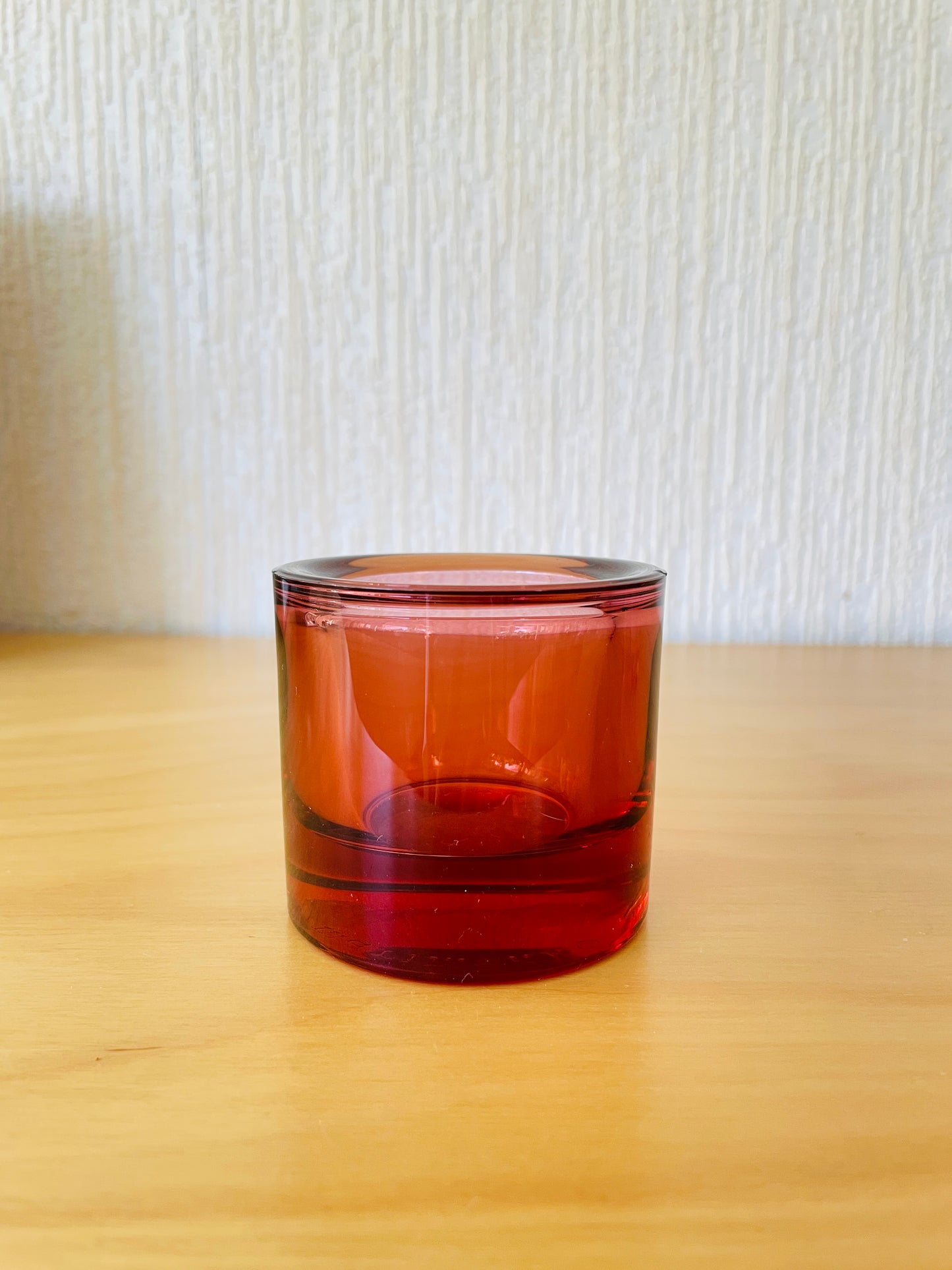 iittala/イッタラ/Kivi/キビ/キャンドルホルダー/レッドガーネット/訳あり