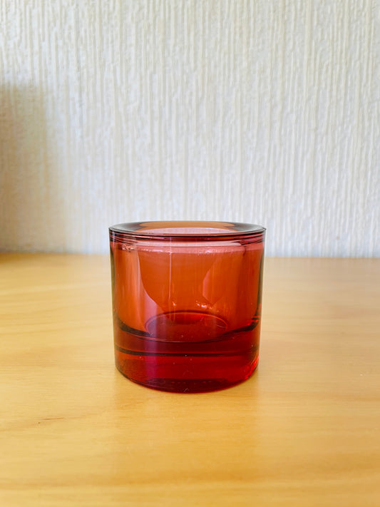 iittala/イッタラ/Kivi/キビ/キャンドルホルダー/レッドガーネット/訳あり