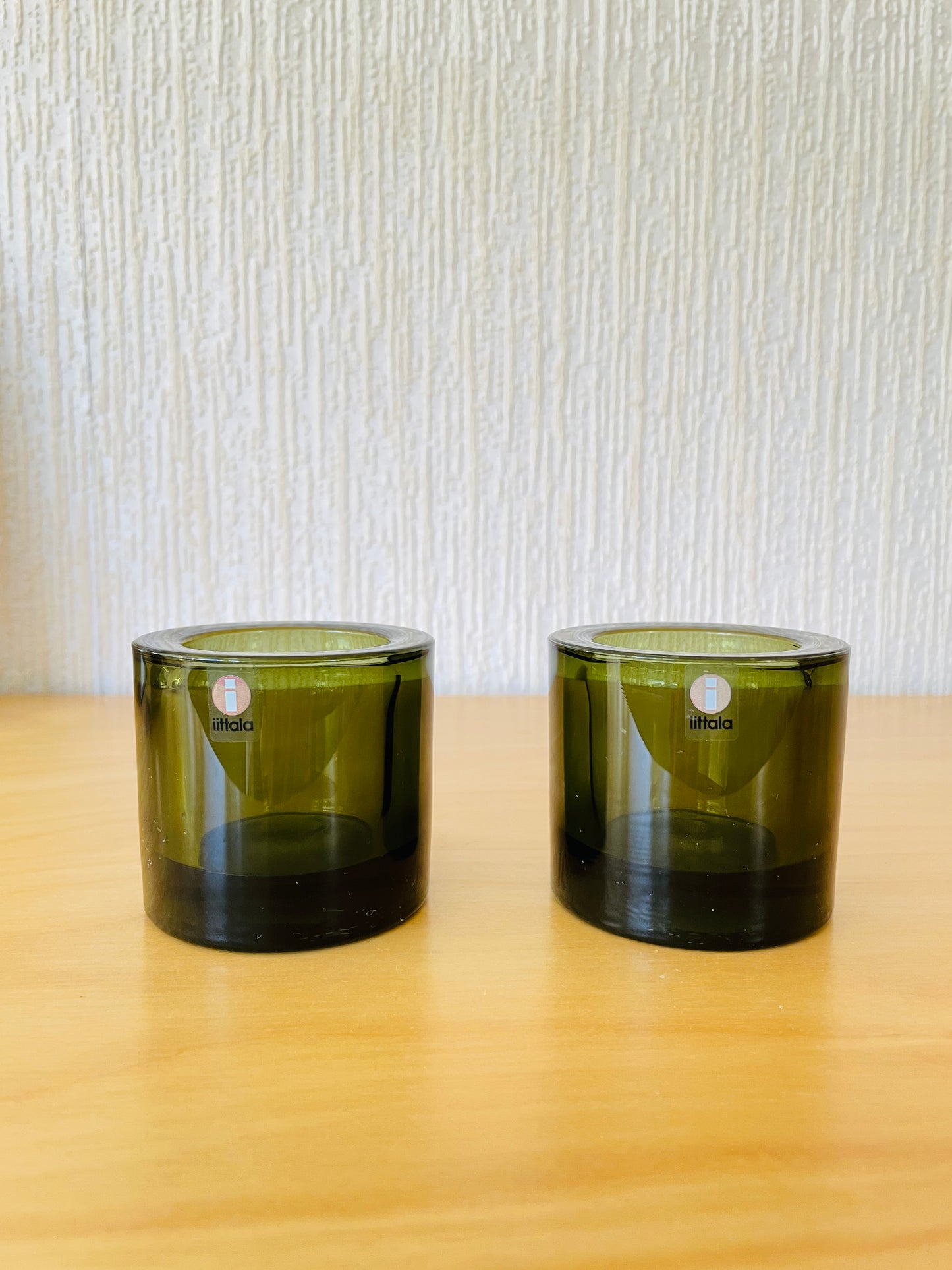 iittala/イッタラ/Kivi/キビ/キャンドルホルダー/モスグリーン