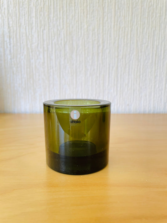 iittala/イッタラ/Kivi/キビ/キャンドルホルダー/モスグリーン