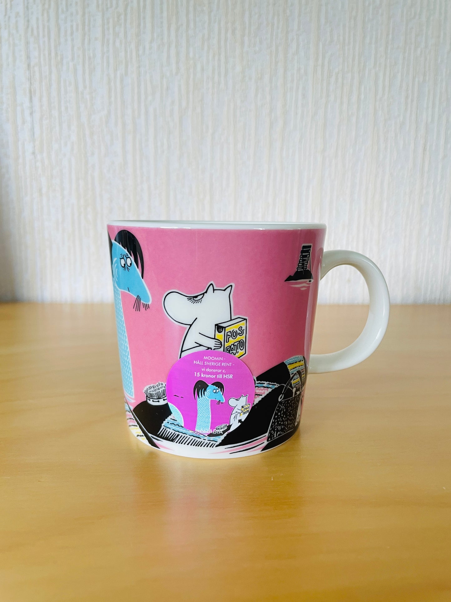 Arabia/アラビア/Moomin Mag/ムーミン/マグカップ/Special Produkt/Håll Vatten Rent/海をきれいに保とうキャンペーン