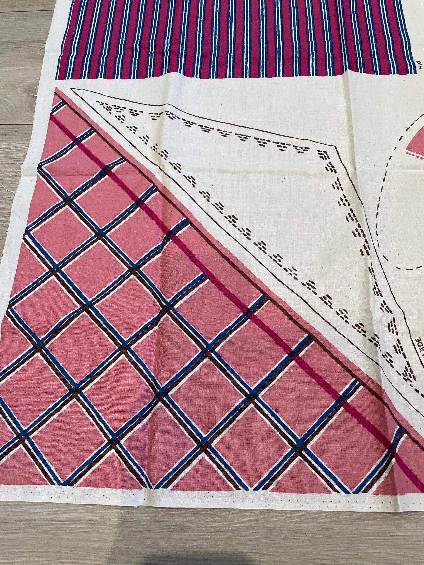 Gocken Jobs Handtryck AB/ジョブス ハンドルプリント/ヴィンテージ/Larva-Stina/ラーバ.ステイーナ/布製着せ替えお人形キット