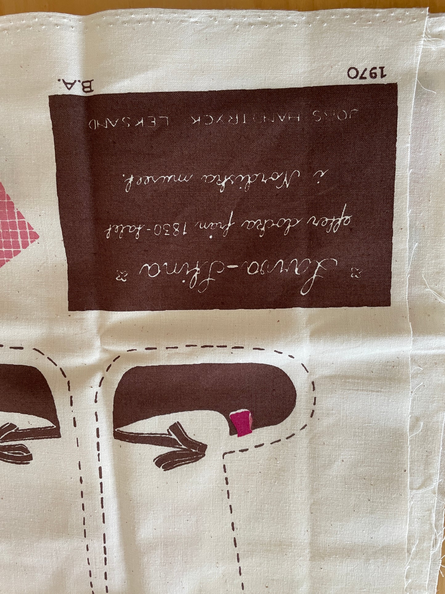 Gocken Jobs Handtryck AB/ジョブス ハンドルプリント/ヴィンテージ/Larva-Stina/ラーバ.ステイーナ/布製着せ替えお人形キット