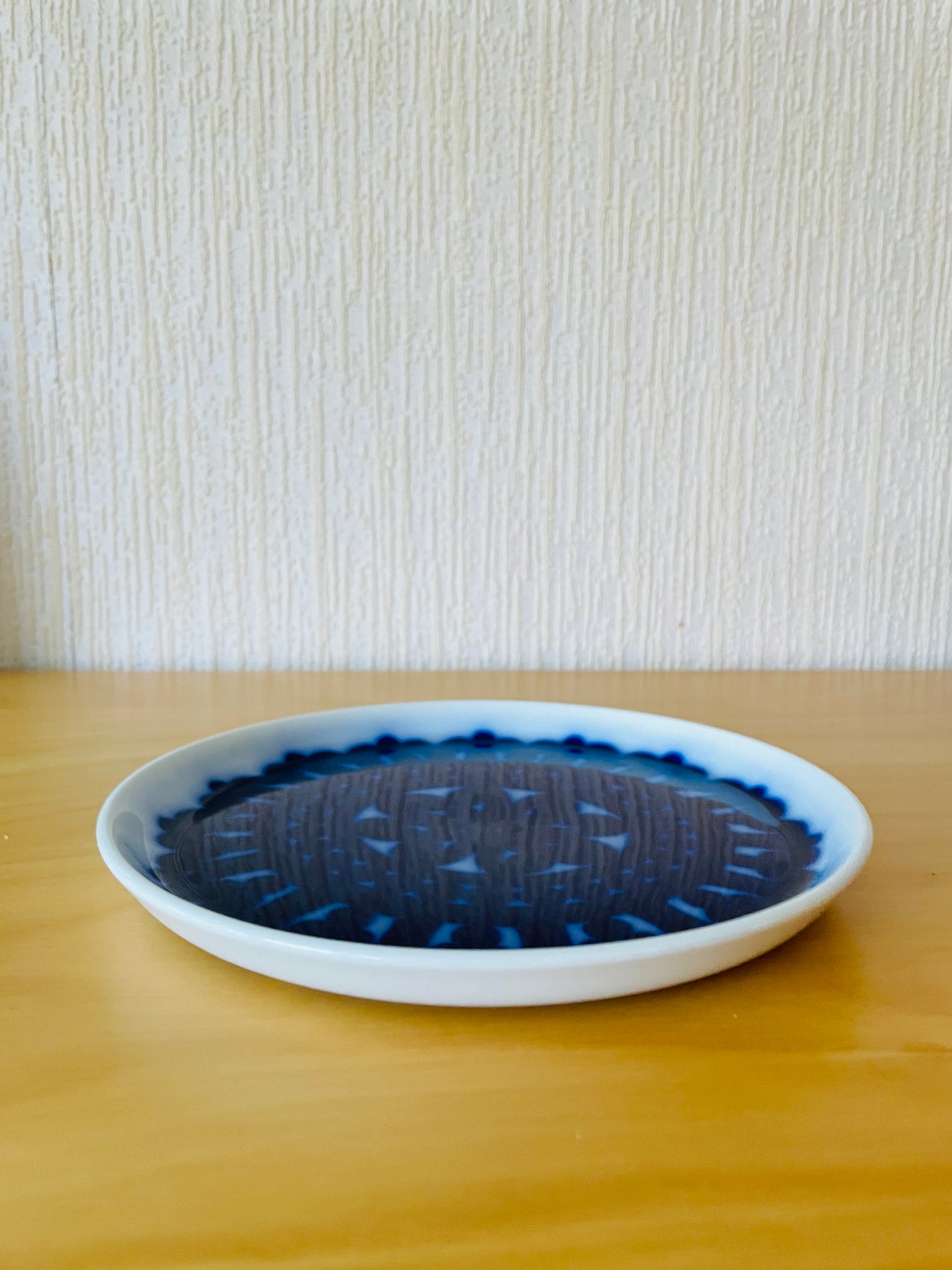 Gustavsberg/グスタフスベリ/Stig Lindberg/ステイグリンドベリ/Blå Husar/ブルーフーサル/プレート/18cm