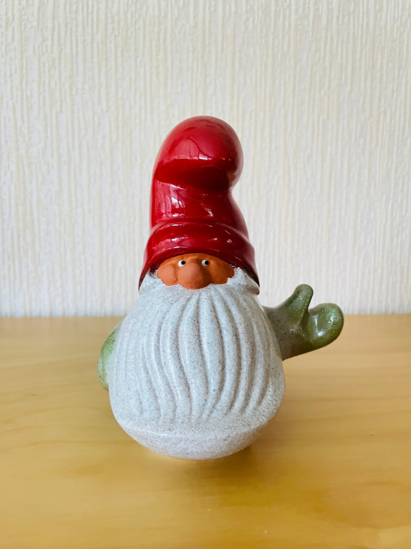 Nittsjö Keramik/ニットシュー/Tomte/お髭のりっぱなトムテのオブジェ