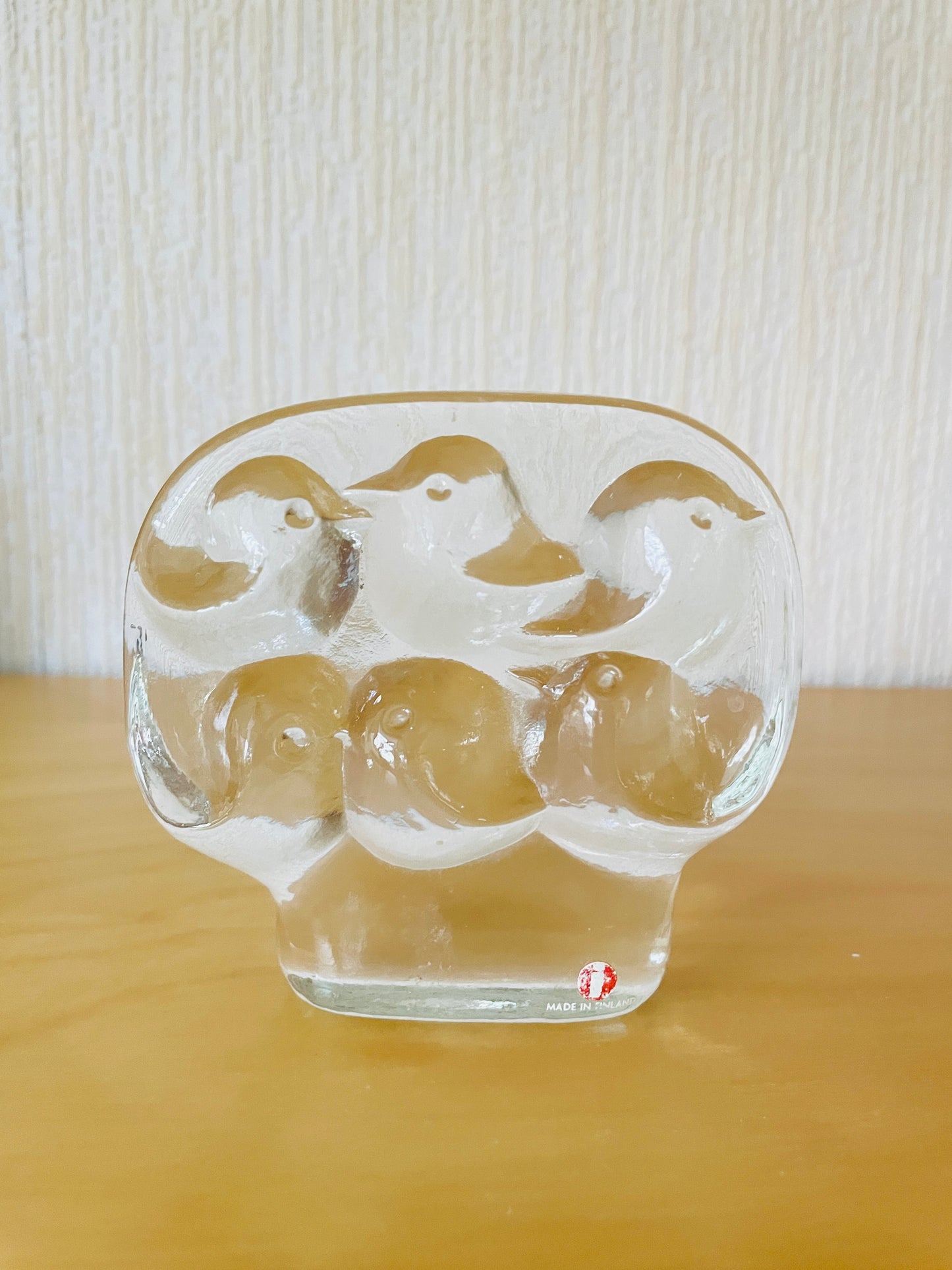 iittala/イッタラ/Jorma Vennola/ヨルマ.ベンノーラ/小鳥/ガラスのオブジェ