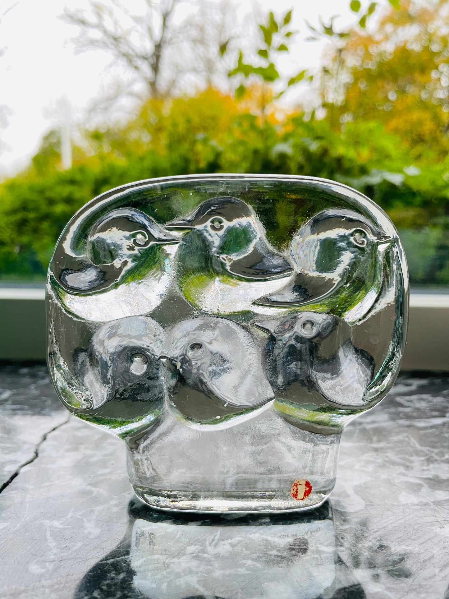 iittala/イッタラ/Jorma Vennola/ヨルマ.ベンノーラ/小鳥/ガラスのオブジェ