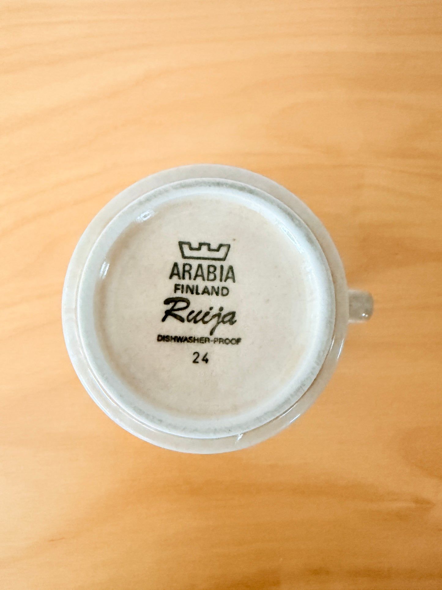 Arabia/アラビア/Ruija/ルイヤ/Ulla Procope/ウッラ.プロコぺ/モーニングマグカップ/カップのみ/２個セット