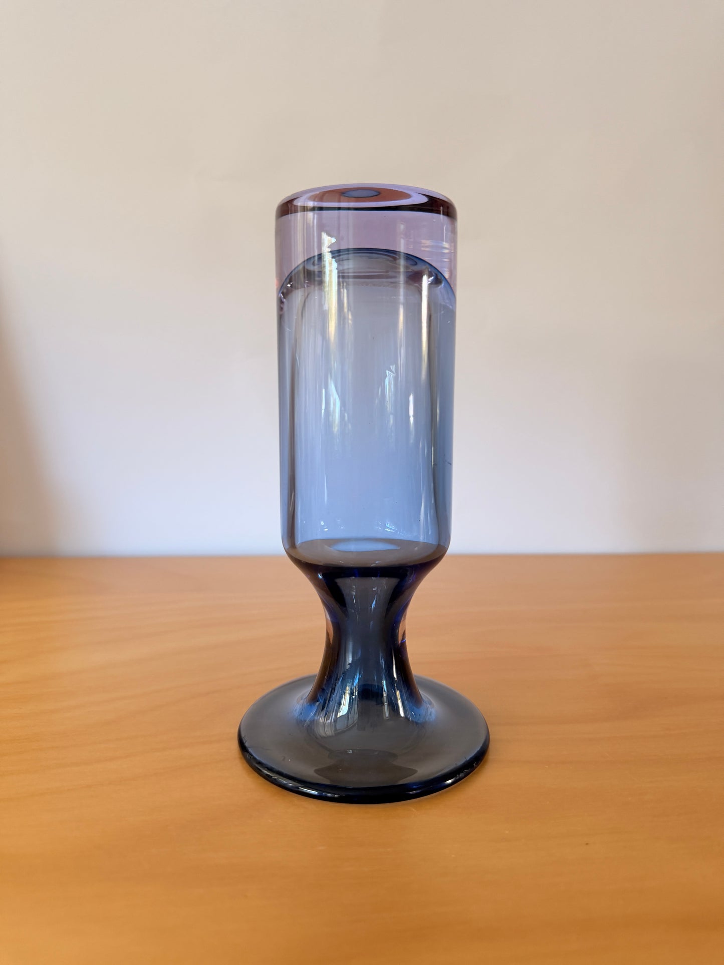 iittala/イッタラ/Tapio Wirkkala/タピオ.ヴィルカーラ/ベース型アートピース/3539/アメジストxブルー